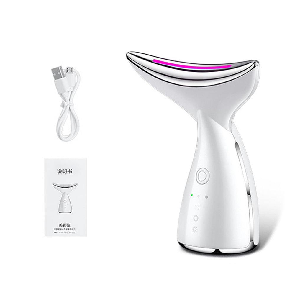 3-in-1 EMS Neck & Face Lifting Device | LED Photon Therapy