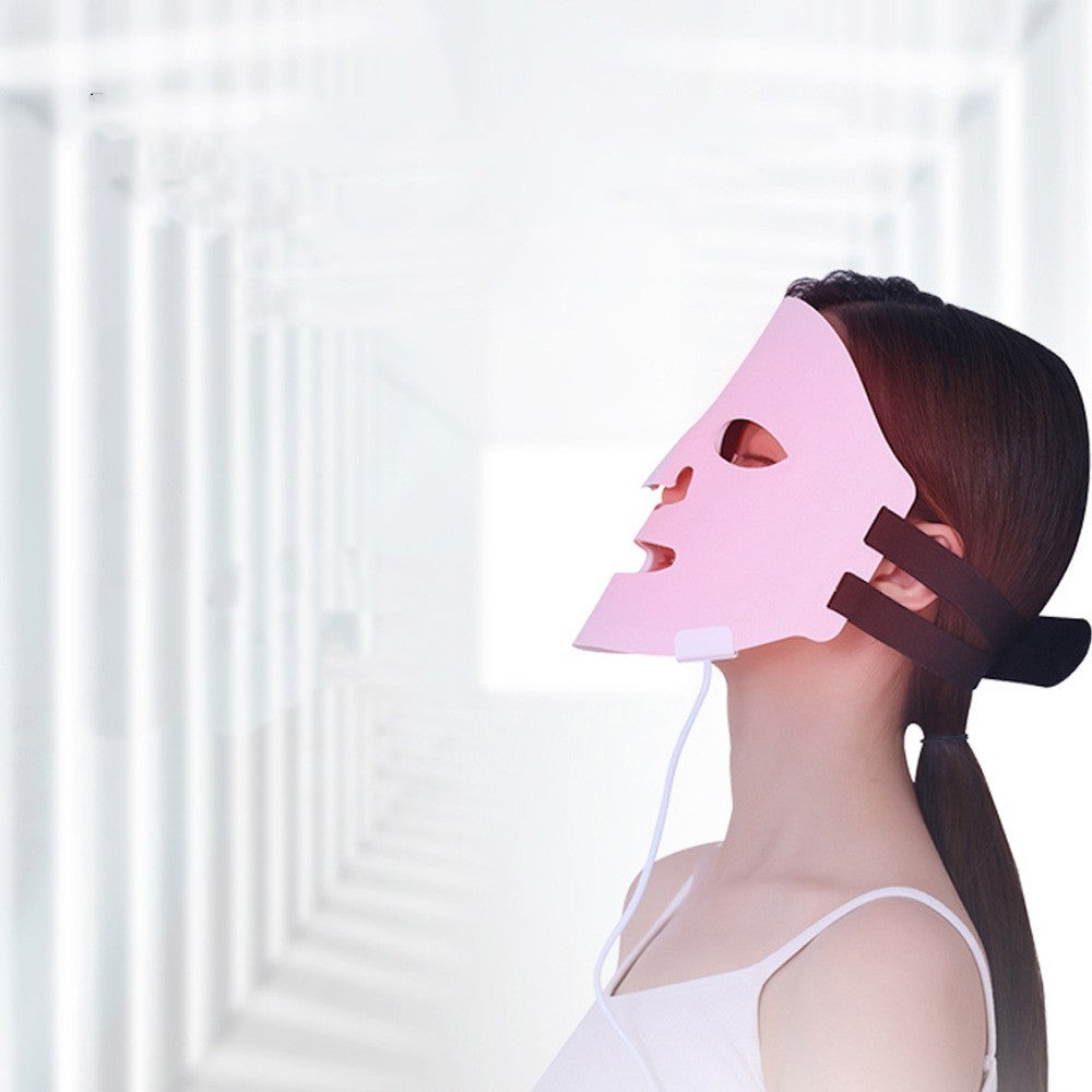 NextGlow™ Flexible Silicone LED Face Mask – 7 Color Light Therapy