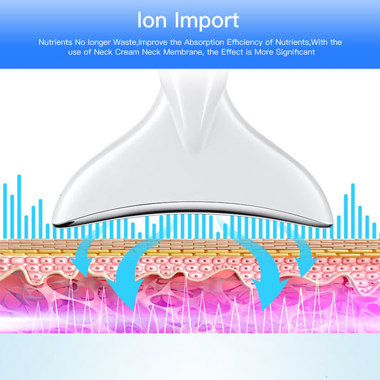 3-in-1 EMS Neck & Face Lifting Device | LED Photon Therapy